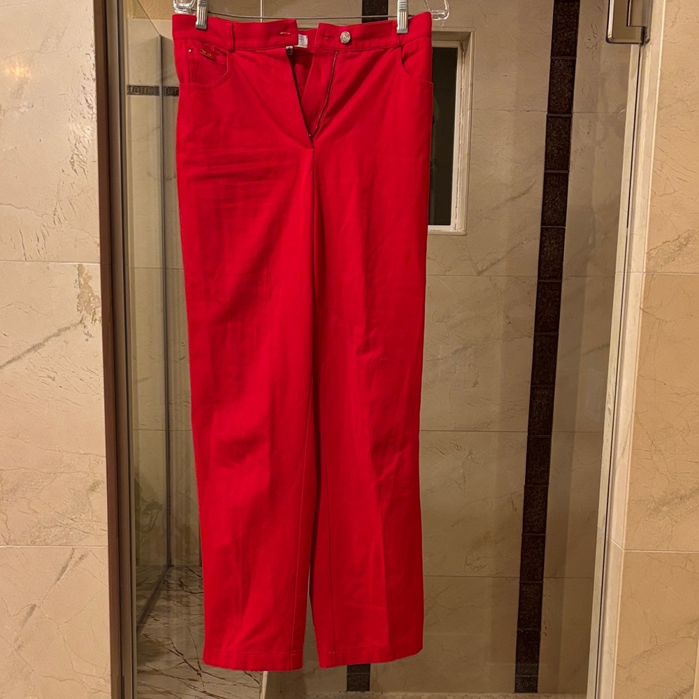 St. John Sport Women’s Red Jeans